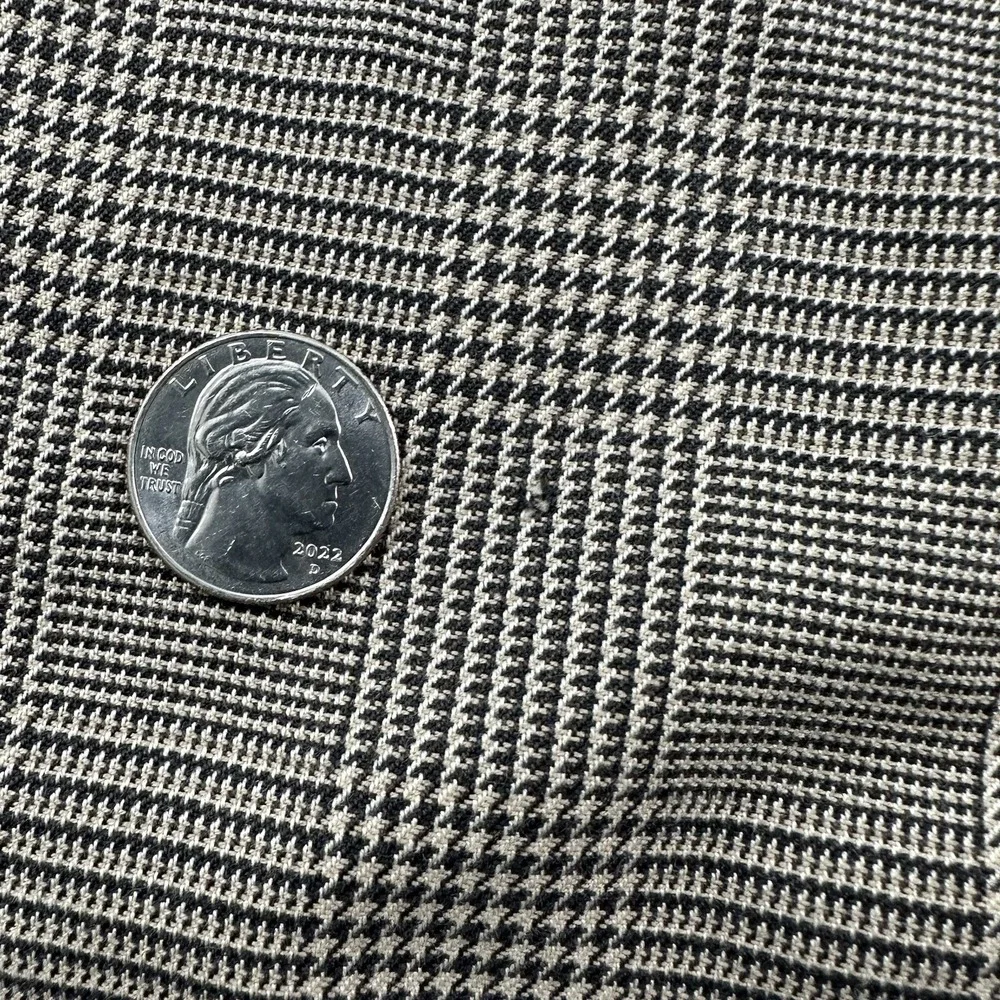 VTG Polo Ralph Lauren Men's Pants 39x26 Cuffed Pleated Beige Gray‎ Glen Plaid